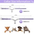 thumbnail image 3 of Liangnv Collar para Perros con Diamantes De Imitación - Collares para Gatos para Niñas Gatos Collar para Perros Brillante Collar con Colgante En Forma De Corazón Collar Suave Y Ajustable para Per, 3 of 5