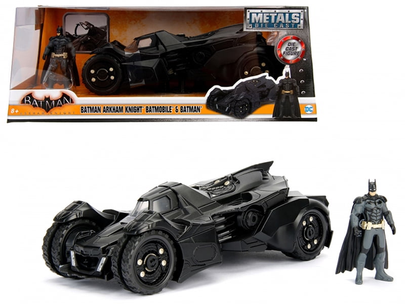 Arkham Knight Batman with Batmobile 1//24th Scale Hollywood Rides Die-C Details about  / Batman