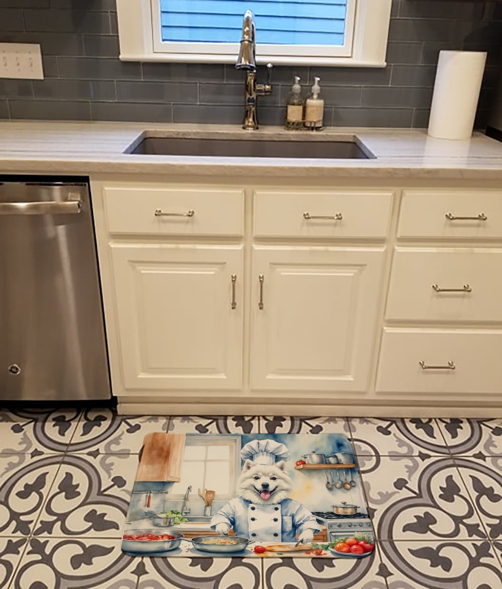 Yorkie Yorkshire Terrier The Chef Memory Foam Kitchen Mat