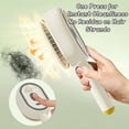 thumbnail image 3 of Electric Spray Air Cushion Massage Comb, Upgraded Vibration Misting Brushing Tool, Red Light Air Cushion Mister for Both Long/Short Hairs Reduce Frizz, Nourishes Hairs, Anti-Static (A+C), 3 of 8