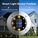 thumbnail image 5 of FloreceBien Luces solares para suelo, 8 luces LED para jardín, luces de disco, iluminación exterior para césped, patio, camino, patio, terraza, pasarela, paquete de 4, 5 of 8