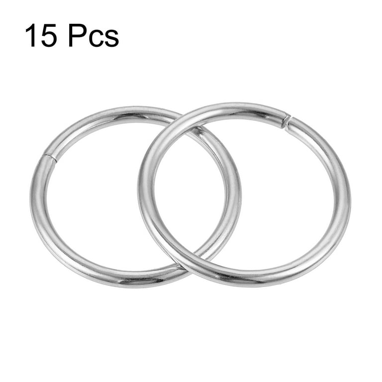 Metal O Rings, Multi-Purpose Non-Welded O-Ring Buckle, for Craft