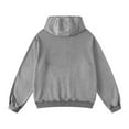 thumbnail image 3 of Zylanna Men's Pullover Hoodies, Hooded Sweatshirt Elastic Workout Running Long Sleeve Athletic Jacket with Pockets Gray Size XL, 3 of 3