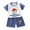White, variant on Fesfesfes Coming Home Outfit For Baby Boy Toddler Kids Baby Boys Girls Fashion Cute Short Sleeve Puppy Print Casual Suit 3-4 Years