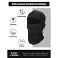 thumbnail image 2 of Máscara de esquí Zhanmai para todo el rostro, protección solar UV, para hombre, 9 unidades, 2 of 7