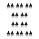thumbnail image 2 of Guardurnaity 1 par de pendientes de borla bohemios, joyería exagerada, recuerdo de fiesta, pendiente con flecos, día de San Valentín, negro, Negro Blanco Gris 10Conjunto, 2 of 6