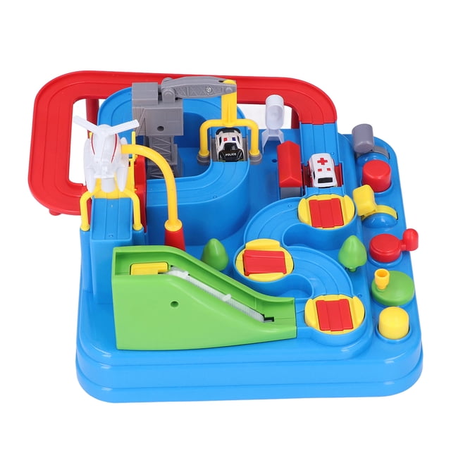 Race Track Car Set Race Track Car Adventure Toy ABS DIY Kit de Juguete de Ensamblaje Juguete para Niños para Juegos en Interiores Jardín de Infantes ANGGREK Otros