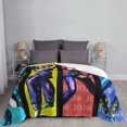 thumbnail image 6 of Blanket JoJo's Bizarre Adventure Soft and Comfortable Warm Fleece Throw Blankets Yoga Blankets Beach Blanket Picnic Blankets Gift for Dorm Room Office Decor Sofa Bed Camping Travel All Season 80"x60", 6 of 9