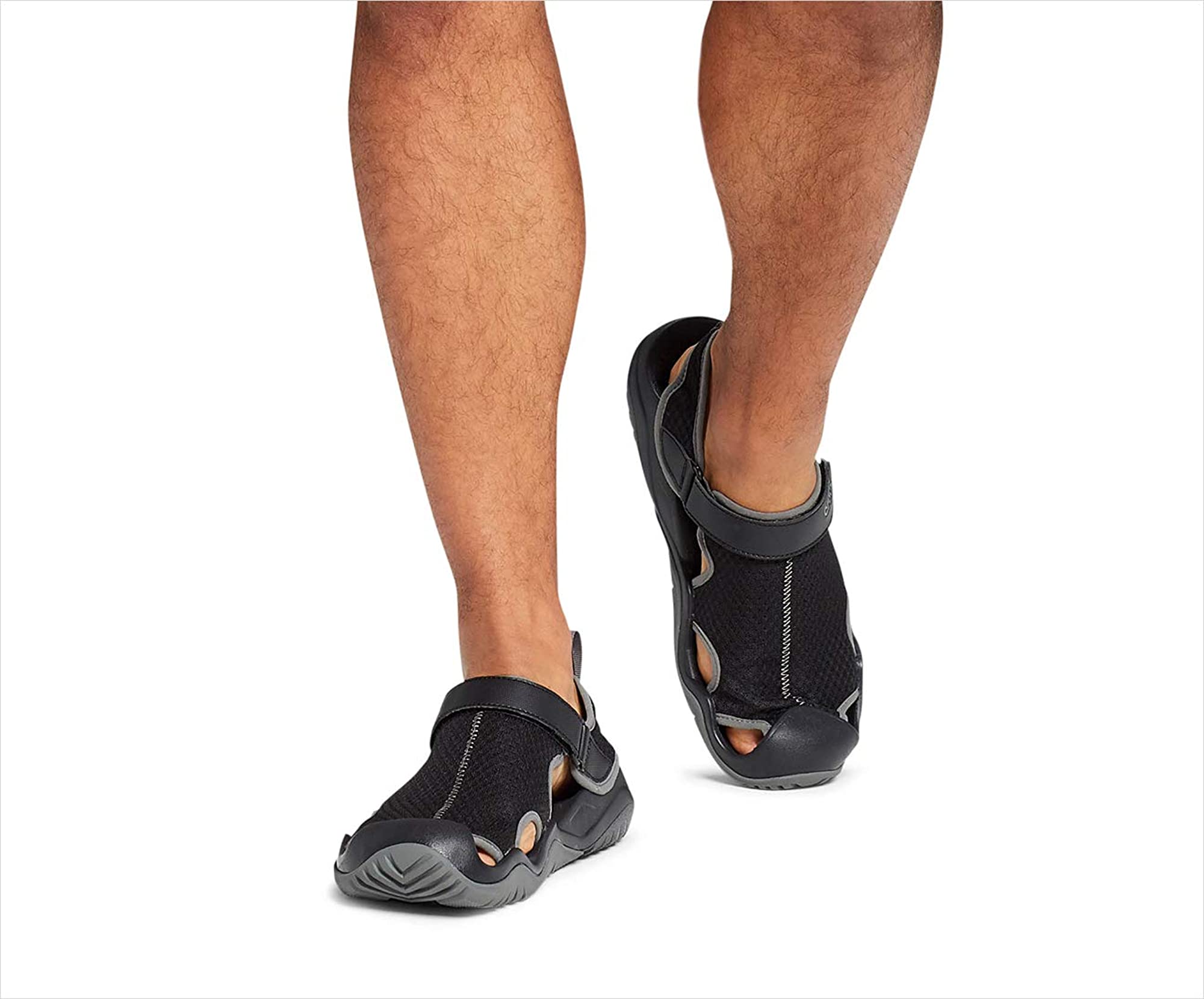 crocs Men's Swiftwater Mesh Deck Sandal 