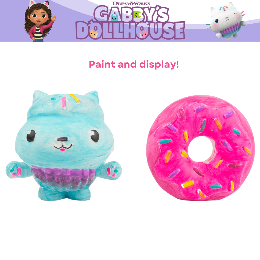 Gabby’s Dollhouse Figurines DIY Paint Set Arts and Crafts for Kids