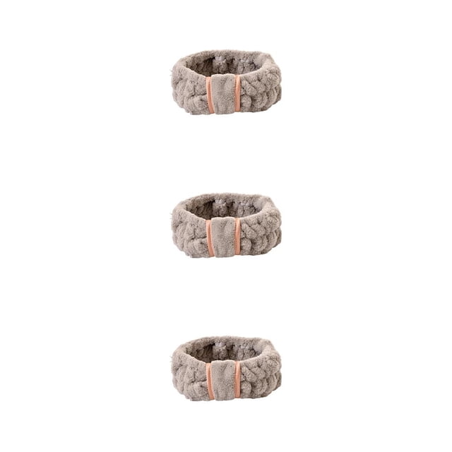 Qarigey Bandas para el cabello de cara ajustable Coral Fleece Diadema Artículos para el hogar Accesorios de peinado para Spa Cuidado de la piel Type1 NO1 Qarigey CBP256508