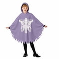 thumbnail image 3 of Girls Hooded Jumpsuits Long Sleeve Graphic Bluses Halloween Theme Dress Up Stylish Party Performance Tops for Kids, 3 of 8
