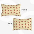 thumbnail image 4 of Fotbe Strawberries Pillow Cases - Envelope Closure - Luxury, Extra Soft, Cooling Pillow Covers - Wrinkle, Fade, Stain Resistant-14"x20", 4 of 8
