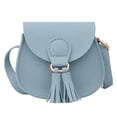 thumbnail image 1 of Girls Leather Cross-body Bag with Tassel Little Girls Purse, 1 of 5