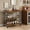 Retro color, variant on Rugerasy 3 Tier Bar Cart,Bar Carts for The Home,Serving Cart with Wheels,Home Bar & Serving Carts,Metal Rolling Cart with Wine Rack & Removable Tray for Kitchen,Retro color