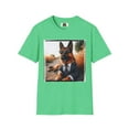thumbnail image 5 of German Shepherd "I would rather be on the beach" Unisex Softstyle T-Shirt, 5 of 10