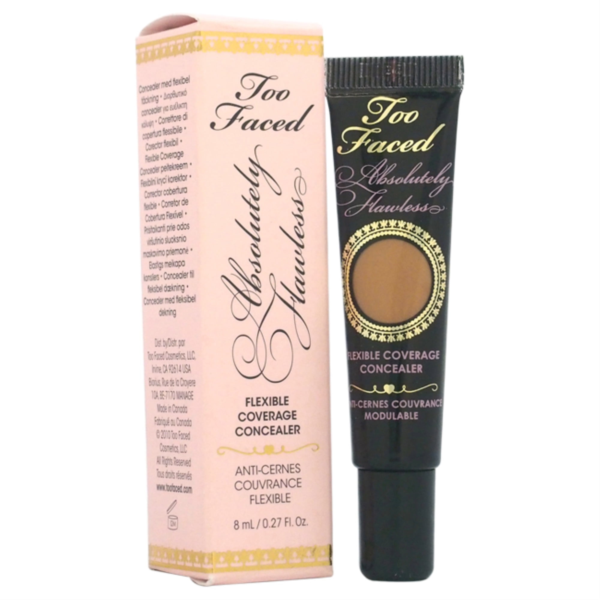Absolutely Flawless Flexible Coverage Concealer - Honey by Too Faced for - 0.27 oz Concealer - Walmart.com