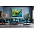 thumbnail image 3 of Frog Wall Art Frog Wall Decor Frog Canvas Art For Livingroom Bedroom Office, 3 of 7