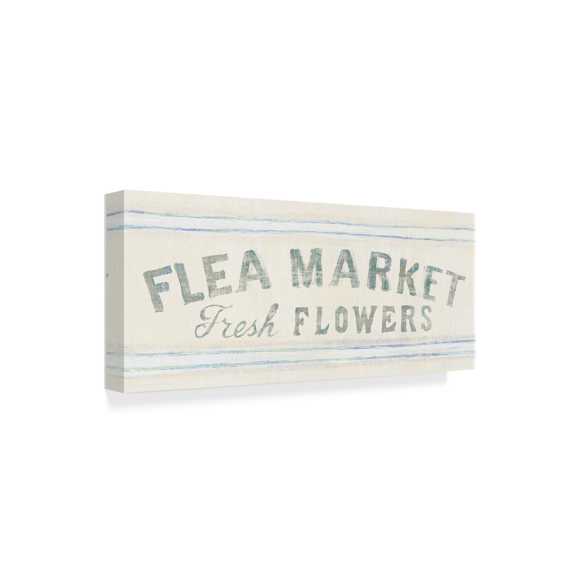 Trademark Fine Art 'Floursack Florals XII Crop' Canvas Art by Danhui Nai