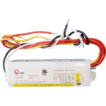 Amax lighting HD13X3-120A Amax lighting HD13X3-120A 120-Volt 6.63 in. Electronic Ballast 3-PL 13-Watt Lamps