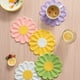 thumbnail image 3 of Billuyoard Mantel Individual de silicona con flores para platos, soporte para de cocina, posavasos reutilizable, Protector de encimera, Type3 NO3, 3 of 6