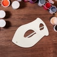 thumbnail image 4 of Unique Bargains 1 Pc Reusable Solid Party Mask White Pulp, 4 of 5