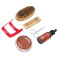 thumbnail image 5 of Kit profesional para el cuidado de la barba, peine para barba, cepillo de tijera, Kit de crema de aceite hidratante para barba, 5 of 5