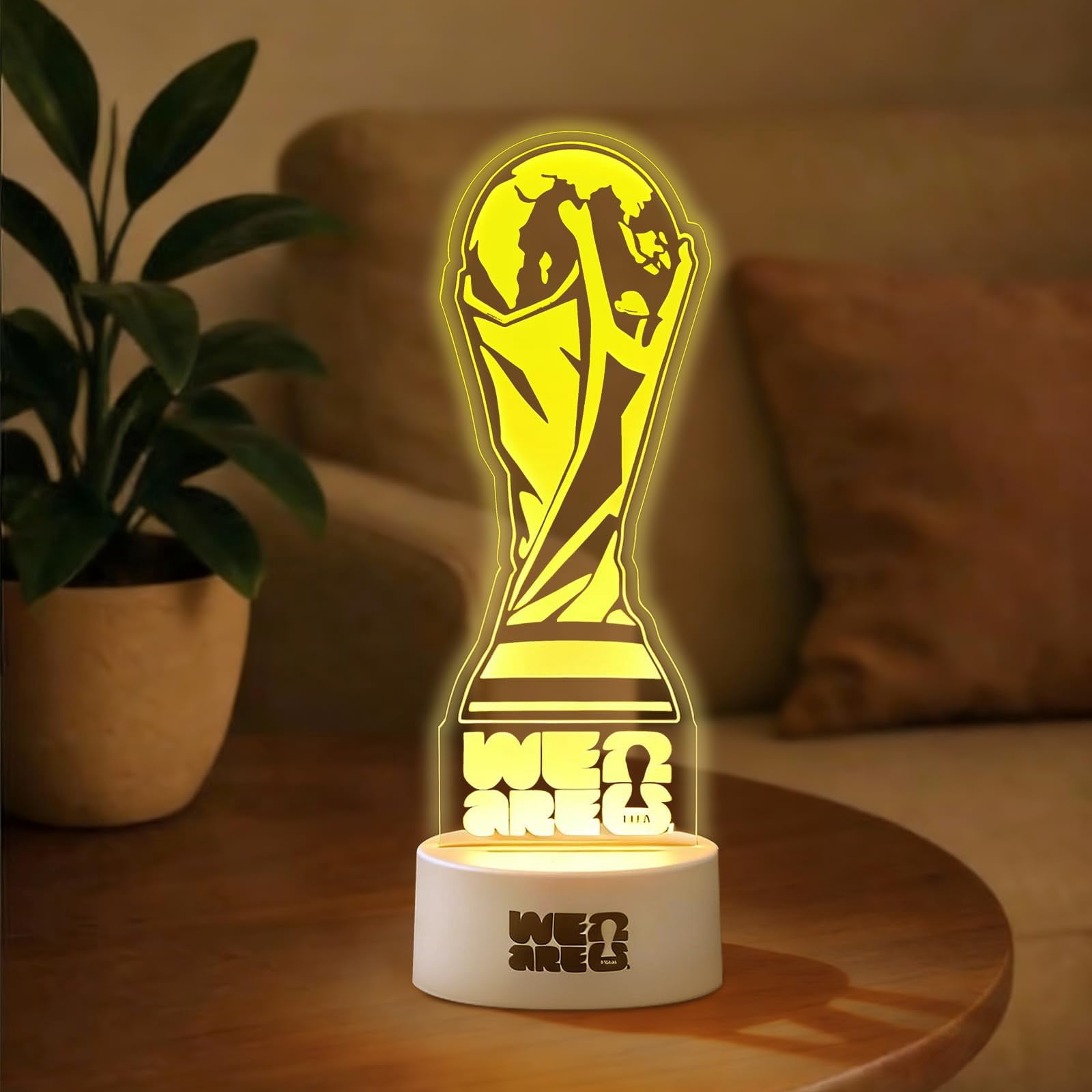 Luz nocturna MESUCA Copa Mundial de la FIFA 2026 lámpara LED trofeo ...