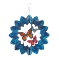 thumbnail image 2 of Spinner Colgante De Mariposa, Spinner De Viento De Jardín De Arte De Metal Cortado Con Láser, Carillones De Viento Giratorios De 360 ​​Grados Yuarrent HA014080-00, 2 of 5