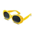 thumbnail image 1 of Gafas de sol FEISEDY Clout, ovaladas, blancas, para mujer y hombre, 1 of 7
