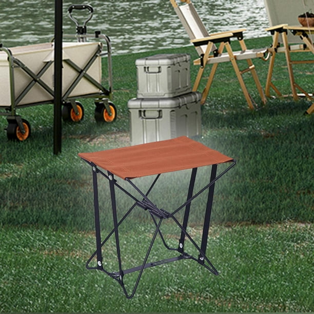 figatia Camping Stool Portable Folding Stool under Desk Footstool