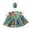 【1 Dress, 1 Hat (Excluding Goose)】, variant on Porch Goose Outfits Raincoat - Rain Coat Porch Goose Outfits, Nylon Spandex Soccer Cheerleader Outfit for 23 inch Statue, Stylish, Great for Sports Theme Party, Ccwuwei