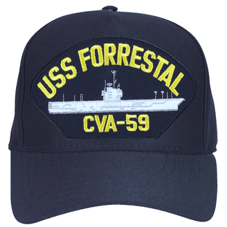 USS Inchon LPH-12 Ships Ball Cap - Officially Licensed US Navy Cap, Made In USA, Adjustable Snapback