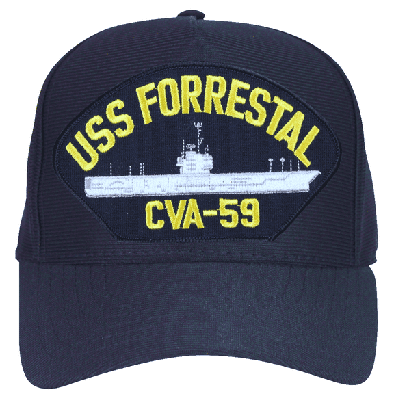 USS Forrestal CVA-59 Ships Ball Cap