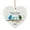 A, variant on DAMAI Family Birds Pattern 3D Effect Sea Glass Personalized Ornament - Custom Family Ornament - 2025 Xmas Keepsake Decoration Gift for Parent Children Him Her
