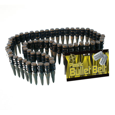 Loftus Plastic Bullet Belt 60 Bullet Bandolier, Black Bronze, One