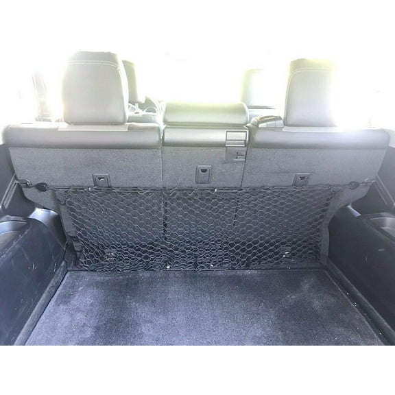 EACCESSORIES EA Rear Trunk Organizer Cargo Net for Toyota RAV4 2019-2023 – Envelope Style Cargo Net – Premium Mesh Elastic Car Trunk Organizer Vehicle Carrier Storage – Compatible with Toyota RAV4