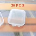 thumbnail image 4 of 30Pack Plastic Organizer Storage Box Clear Bead Organizer for Jewelry Tackle Earring Craft Beads, 4 of 6