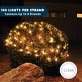 thumbnail image 2 of Luces de red navideñas Joiedomi 100, color blanco cálido para interiores y exteriores, 2 of 9