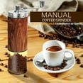 X BOARD Manual Coffee Grinder Portable Coffee Bean Mill Grinders with Ceramic Burr, 304