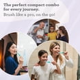thumbnail image 7 of GuruNanda Folding Travel Toothbrush with Toothpaste, Compact Portable Oral Care Kit for Travel, Work & On-the-Go, 7 of 7