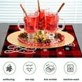 thumbnail image 4 of Christmas Clearance asxite Christmas Decorations,Christmas Placemats Holiday Decorations Western Style Placemats Non Slip No Fear Of Water And Greaseproof Heat Insulating Placemats, 4 of 4