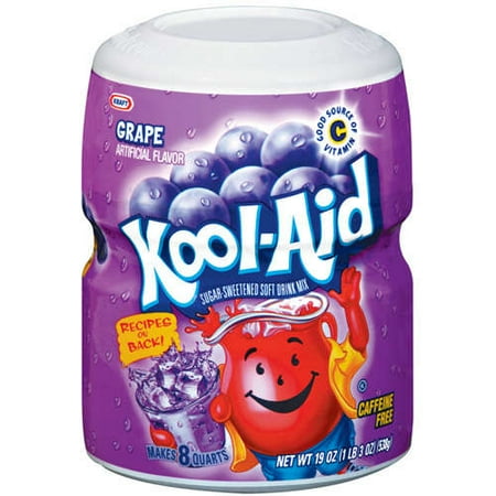 Kool-Aid Grape Drink Mix, 19 oz - Walmart.com