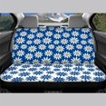 thumbnail image 3 of FUIALDOLG Daisy Car Back Seat Covers, Set of 2 Pieces Stretch Waterproof Seat Covers for Pet and Kids, Universal Fit for SUV and Truck, 3 of 4