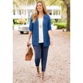 thumbnail image 2 of Catherines Women's Plus Size Embroidered Buttonfront Tunic, 2 of 2