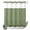 Green, variant on No Hook Shower Curtain, Green Floral Shower Curtains for Bathroom with See Through Top Window, Spring Flowers Waterproof & Washable Bath Curtain Stand Up Stall 36"x72"