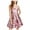 Pink, variant on SPEECHLESS Womens Pink Floral Strapless Short Fit Flare Dress Juniors 7