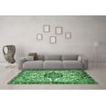 thumbnail image 3 of Ahgly Company Indoor Square Persian Emerald Green Traditional Area Rugs, 8' Square, 3 of 4