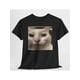 thumbnail image 1 of Funny Cat Meme T-Shirt - "You're Either Smart or Stinky" Humorous Graphic Tee with Design, 100% Cotton Unisex Sizes S-XXXL, Machine Washable Round Neck Casual Shirt for Men & Women, 1 of 5