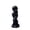 A001- Black, variant on Skull Candle with Triple Stacked Skulls, Gothic Halloween Decor for Halloween Centerpiece, Black Soy Wax Pillar Candle for Home and Gift